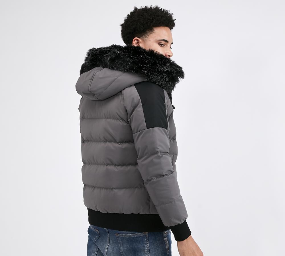 Kwd Kings Will Dream Branton Fur Trim Jacket Bomber Jacket Black